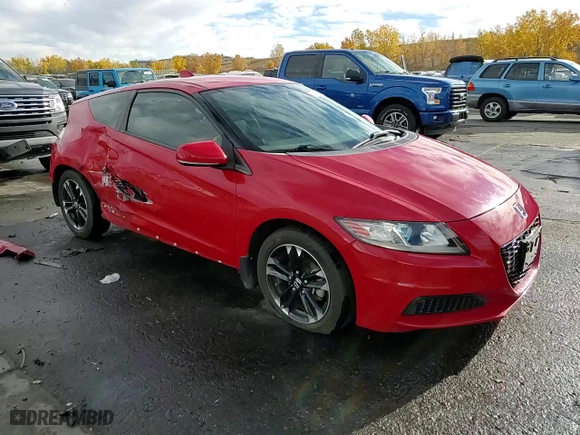 2015 Honda CR-Z with VIN JHMZF1D40FS001315, listed as a Copart auction lot 77834054 with 73,514 mi miles and Salvage Title. Bid and sale history available at carsss.com. Image 14.
