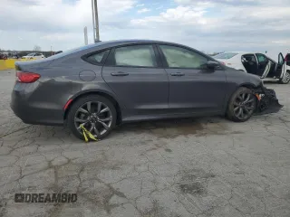 2015 Chrysler 200 S with VIN 1C3CCCDG9FN665153, listed as a Copart auction lot 50891885 with Not Provided miles and Salvage Title. Bid and sale history available at carsss.com. Image 3.