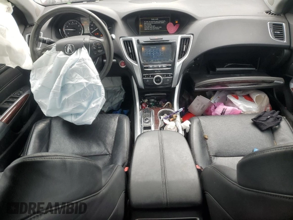 2015 Acura TLX V6 Advance with VIN 19UUB2F74FA000180, listed as a Copart auction lot 47987665 with 171,767 mi miles and Salvage Title. Bid and sale history available at carsss.com. Image 8.