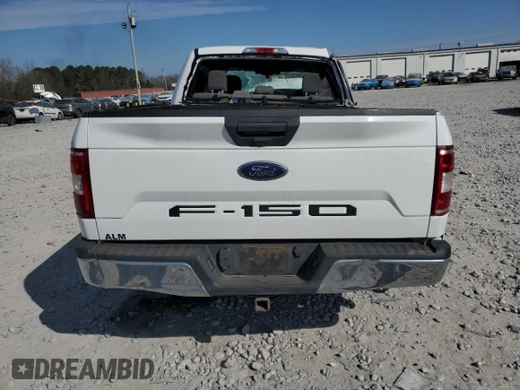 2019 Ford F-150 XL with VIN 1FTFW1E55KFC51079, listed as a Copart auction lot 47197635 with 0 mi miles and Salvage Title. Bid and sale history available at carsss.com. Image 6.