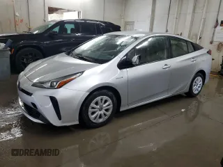 2022 Toyota Prius L Eco z VIN JTDKAMFU8N3185458, wystawiony jako Copart lot #55144905 z przebiegiem 41 348 mil mil oraz Szkoda całkowita • Salvage title. Historia ofert i sprzedaży dostępna na DreamBid. Obrazek 1.