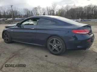2017 Mercedes-Benz C 43 AMG with VIN WDDWJ6EB0HF439265, listed as a Copart auction lot 51828385 with Not provided miles and Salvage title. Bid and sale history available at DreamBid. Image 2.