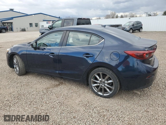 2018 Mazda 3 Grand Touring z VIN 3MZBN1W38JM190398, wystawiony jako Copart lot #53164605 z przebiegiem 74 845 mil mil oraz Szkoda całkowita • Salvage title. Historia ofert i sprzedaży dostępna na DreamBid. Obrazek 2.