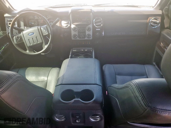 2016 Ford F-350 Platinum with VIN 1FT8W3BT8GEB92274, listed as a Copart auction lot 64411665 with 57,812 mi miles and Salvage title. Bid and sale history available at DreamBid. Image 8.