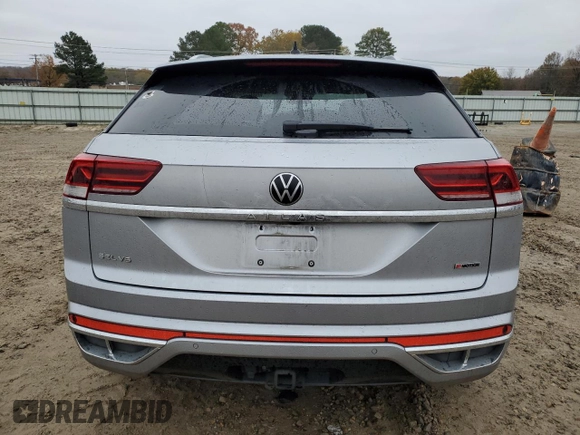 2022 Volkswagen Atlas SEL Premium R-Line with VIN 1V2FE2CA8NC205856, listed as a Copart auction lot 83979724 with 66,060 mi miles and Salvage title. Bid and sale history available at DreamBid. Image 6.