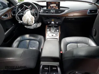 2016 Audi A7 Premium Plus with VIN WAUWGAFC3GN132225, listed as a Copart auction lot 56120595 with 160,404 mi miles and Salvage title. Bid and sale history available at DreamBid. Image 8.
