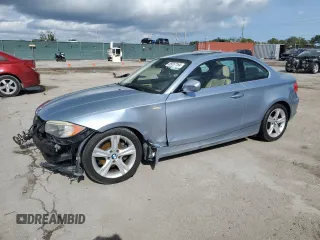 2012 BMW 1 Series 128i with VIN WBAUP7C56CVP22221, listed as a Copart auction lot 85557194 with 41,518 mi miles and Salvage title. Bid and sale history available at DreamBid. Image 1.