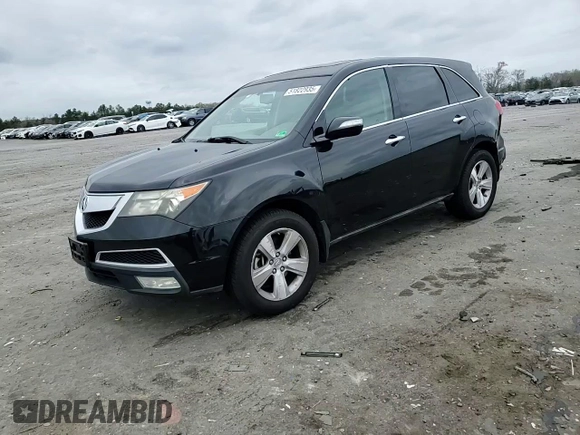 2010 Acura MDX with VIN 2HNYD2H27AH504075, listed as a Copart auction lot 51822935 with 174,471 mi miles and Salvage Title. Bid and sale history available at carsss.com. Image 12.