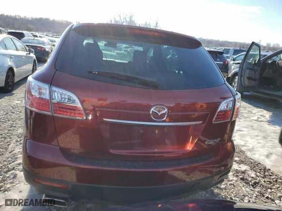 2011 Mazda CX-9 Touring with VIN JM3TB2CA7B0312043, listed as a Copart auction lot 88558325 with 89,421 mi miles and Salvage Title. Bid and sale history available at carsss.com. Image 6.