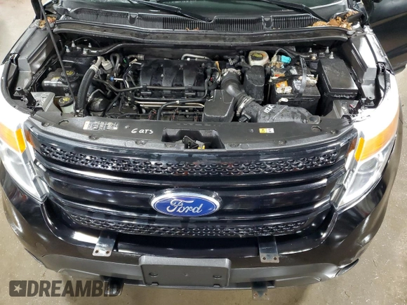 2015 Ford Utility Police Interceptor with VIN 1FM5K8AR6FGC52505, listed as a Copart auction lot 61448574 with 0 mi miles and Salvage Title. Bid and sale history available at carsss.com. Image 12.