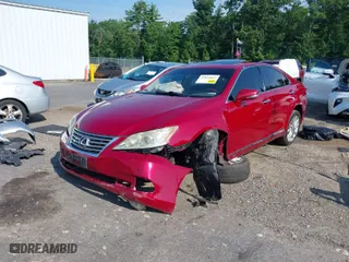 2011 Lexus ES 350 with VIN JTHBK1EG6B2422617, listed as a IAAI auction lot 39854661 with 145,108 mi miles. Bid and sale history available at carsss.com. Image 2.