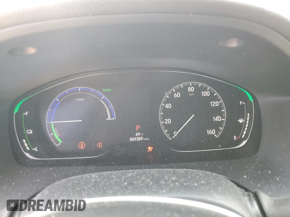 2022 Honda Insight EX with VIN 19XZE4F58NE016724, listed as a Copart auction lot 53525805 with 69,389 mi miles and Salvage Title. Bid and sale history available at DreamBid. Image 9.