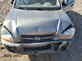 2008 Hyundai Tucson SE with VIN KM8JN12D58U853263, listed as a Copart auction lot 75324534 with 91,767 mi miles and Salvage Title. Bid and sale history available at carsss.com. Image 12.