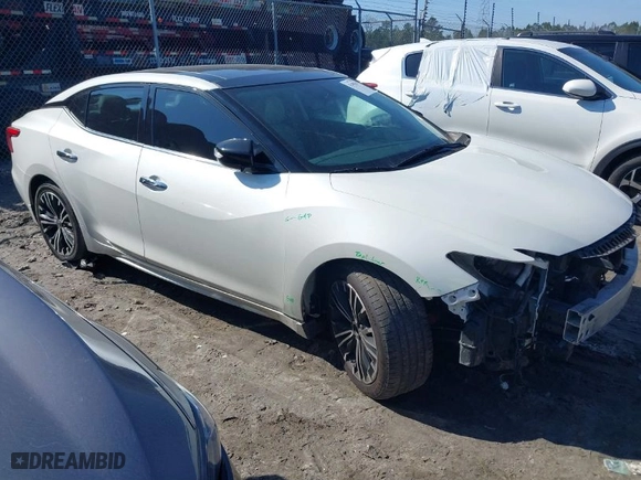 2017 Nissan Maxima SL with VIN 1N4AA6AP5HC457631, listed as a IAAI auction lot 41498347 with NaN miles. Bid and sale history available at carsss.com. Image 1.