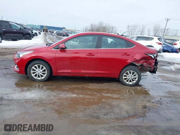 2022 Hyundai Accent SEL with VIN 3KPC24A63NE157389, listed as a IAAI auction lot 41661692 with 58,100 mi miles. Bid and sale history available at carsss.com. Image 14.