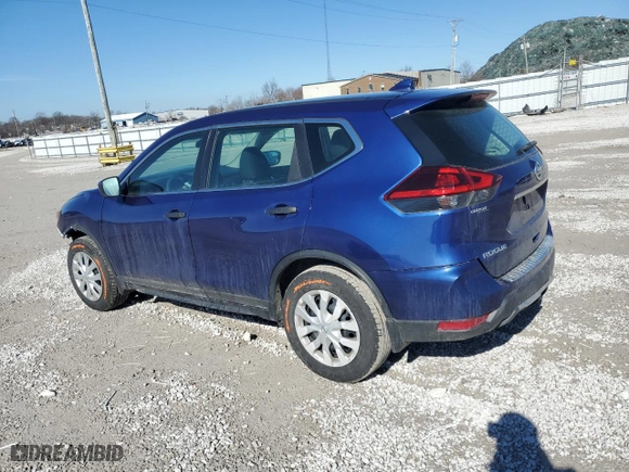 2018 Nissan Rogue S with VIN 5N1AT2MVXJC739756, listed as a Copart auction lot 46464295 with 107,691 mi miles and Salvage Title. Bid and sale history available at carsss.com. Image 2.