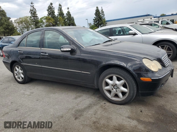 2001 Mercedes-Benz C 230/260/280/320 с VIN WDBRF61J21F056499, выставлен на аукционе Copart как лот 65673225 с пробегом 150 300 миль миль и Чистый • Clean title. История ставок и продаж доступна на DreamBid. Изображение 4.