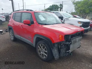 2021 Jeep Renegade Latitude with VIN ZACNJCBB4MPM30453, listed as a IAAI auction lot 41890027 with 41,447 mi miles and . Bid and sale history available at DreamBid. Image 1.