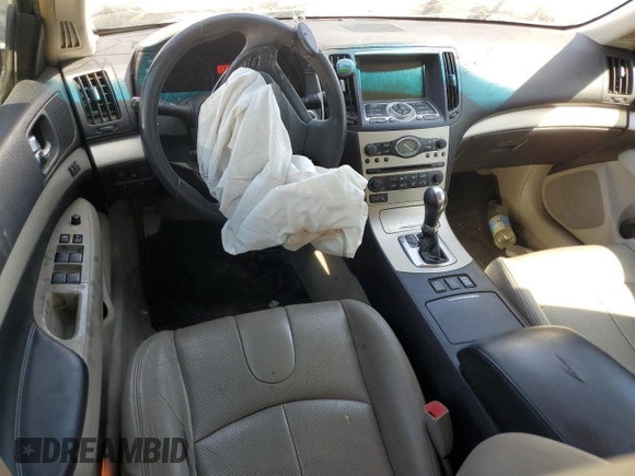2008 Infiniti G35 Journey with VIN JNKBV61E78M226515, listed as a Copart auction lot 72430374 with 138,241 mi miles and Salvage Title. Bid and sale history available at DreamBid. Image 8.