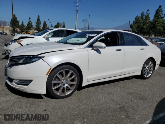 2015 Lincoln MKZ with VIN 3LN6L2J94FR607095, listed as a Copart auction lot 58938345 with 120,008 mi miles and Salvage title. Bid and sale history available at DreamBid. Image 1.