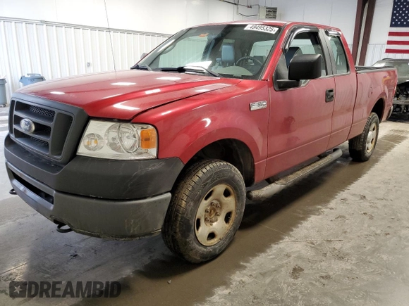 2007 Ford F-150 STX with VIN 1FTRX14W17FB23336, listed as a Copart auction lot 49495325 with 40,996 mi miles and Salvage title. Bid and sale history available at DreamBid. Image 1.