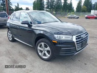 2020 Audi Q5 Premium with VIN WA1ANAFY0L2059836, listed as a IAAI auction lot 42510562 with 55,045 mi miles and . Bid and sale history available at DreamBid. Image 1.