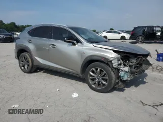 2017 Lexus NX 200t with VIN JTJYARBZ4H2067858, listed as a Copart auction lot 59780415 with 119,277 mi miles and Salvage title. Bid and sale history available at DreamBid. Image 4.