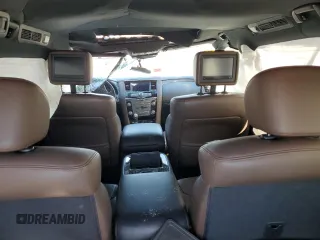 2020 Nissan Armada Platinum with VIN JN8AY2NFXL9361522, listed as a Copart auction lot 80917344 with Not Provided miles and Salvage Title. Bid and sale history available at carsss.com. Image 8.