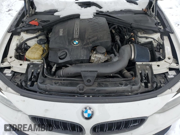 2015 BMW 4 Series 435i xDrive with VIN WBA3R5C58FK372610, listed as a Copart auction lot 43156135 with 107,031 mi miles and Salvage title. Bid and sale history available at DreamBid. Image 11.