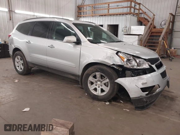 2011 Chevrolet Traverse 1LT with VIN 1GNKVGEDXBJ290086, listed as a IAAI auction lot 41807384 with 85,173 mi miles and . Bid and sale history available at DreamBid. Image 1.