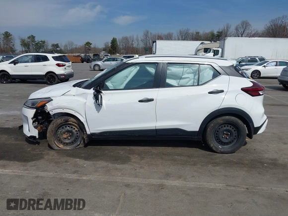 2021 Nissan Kicks S with VIN 3N1CP5BV5ML566388, listed as a IAAI auction lot 41791342 with 35,264 mi miles and . Bid and sale history available at DreamBid. Image 14.