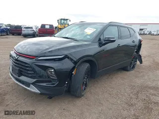 2023 Chevrolet Blazer LT with VIN 3GNKBDR44PS148761, listed as a IAAI auction lot 41668635 with 29,785 mi miles. Bid and sale history available at carsss.com. Image 2.