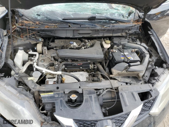 2016 Nissan Rogue SV with VIN KNMAT2MT9GP627583, listed as a Copart auction lot 75944654 with 236867 miles and Salvage Title. Bid and sale history available at carsss.com. Image 12.