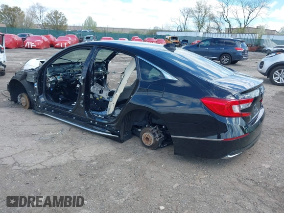 2022 Honda Accord Touring with VIN 1HGCV3F90NA011119, listed as a IAAI auction lot 41988926 with Not provided miles and . Bid and sale history available at DreamBid. Image 3.