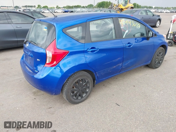 2015 Nissan Note S Plus with VIN 3N1CE2CP0FL365795, listed as a IAAI auction lot 42443633 with 86,715 mi miles and . Bid and sale history available at DreamBid. Image 4.