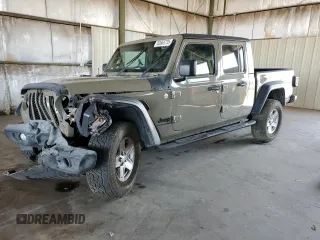 2020 Jeep Gladiator Sport S z VIN 1C6HJTAG6LL170905, wystawiony jako Copart lot #63665735 z przebiegiem 88 331 mil mil oraz Szkoda całkowita • Salvage title. Historia ofert i sprzedaży dostępna na DreamBid. Obrazek 1.