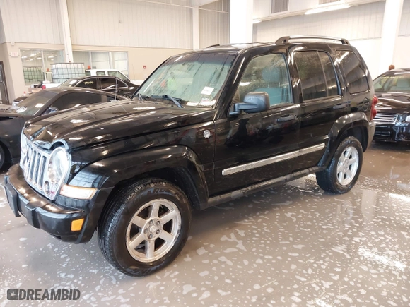 2007 Jeep Liberty Limited with VIN 1J4GL58K87W508744, listed as a IAAI auction lot 40986728 with 179,291 mi miles. Bid and sale history available at carsss.com. Image 19.