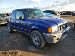 2005 Ford Ranger XLT with VIN 1FTZR45E95PA14437, listed as a Copart auction lot 47085315 with 124,205 mi miles and Salvage Title. Bid and sale history available at carsss.com. Image 4.