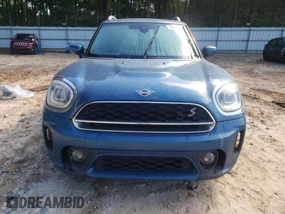 2022 MINI Countryman Cooper S with VIN WMZ83BR0XN3N36968, listed as a Copart auction lot 74230314 with Not provided miles and Salvage title. Bid and sale history available at DreamBid. Image 5.