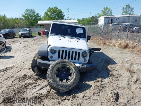 2015 Jeep Wrangler Unlimited Willys Wheeler with VIN 1C4BJWDG0FL546000, listed as a IAAI auction lot 41984566 with 112,742 mi miles and . Bid and sale history available at DreamBid. Image 12.