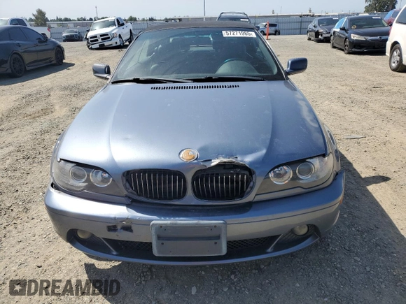2004 BMW 3 Series 330Ci with VIN WBABW534X4PJ94968, listed as a Copart auction lot 57271985 with 210,414 mi miles and Salvage title. Bid and sale history available at DreamBid. Image 5.