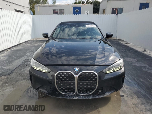 2024 BMW 4 Series 430i with VIN WBA23AT05RCR37355, listed as a Copart auction lot 89371545 with 19,996 mi miles and Salvage title. Bid and sale history available at DreamBid. Image 5.