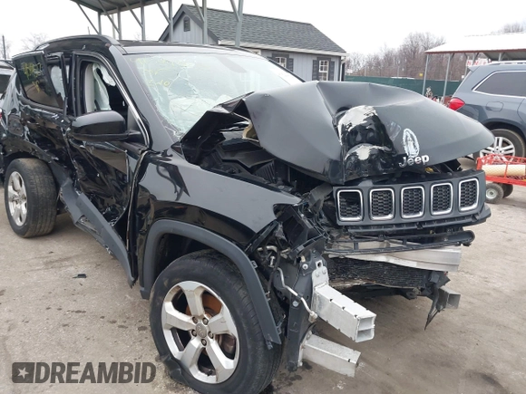 2018 Jeep Compass Altitude with VIN 3C4NJDBB0JT350175, listed as a IAAI auction lot 41544527 with 95,998 mi miles and . Bid and sale history available at carsss.com. Image 19.