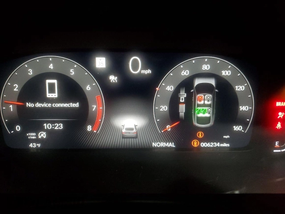 2024 Acura Integra Technology with VIN 19UDE4G76RA016824, listed as a Copart auction lot 50014965 with 6,234 mi miles and Salvage Title. Bid and sale history available at DreamBid. Image 9.