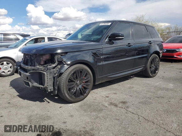 2018 Land Rover Range Rover Sport HSE Dynamic with VIN SALWV2SV2JA191294, listed as a Copart auction lot 51780265 with 59,370 mi miles and Salvage Title. Bid and sale history available at carsss.com. Image 1.