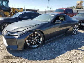 2018 Lexus LC with VIN JTHHP5AY7JA003004, listed as a Copart auction lot 84737364 with 28,195 mi miles and Salvage Title. Bid and sale history available at carsss.com. Image 1.