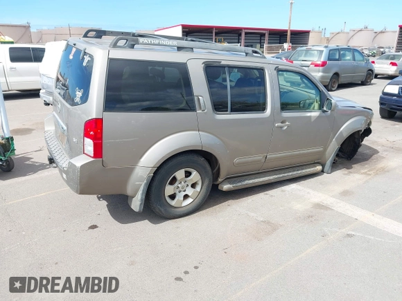 2007 Nissan Pathfinder SE z VIN 5N1AR18W17C630185, wystawiony jako IAAI lot #42358573 z przebiegiem 165 067 mil mil oraz . Historia ofert i sprzedaży dostępna na DreamBid. Obrazek 4.
