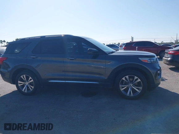 2020 Ford Explorer Platinum with VIN 1FM5K8HC4LGA48685, listed as a IAAI auction lot 41343225 with 55,459 mi miles. Bid and sale history available at carsss.com. Image 13.