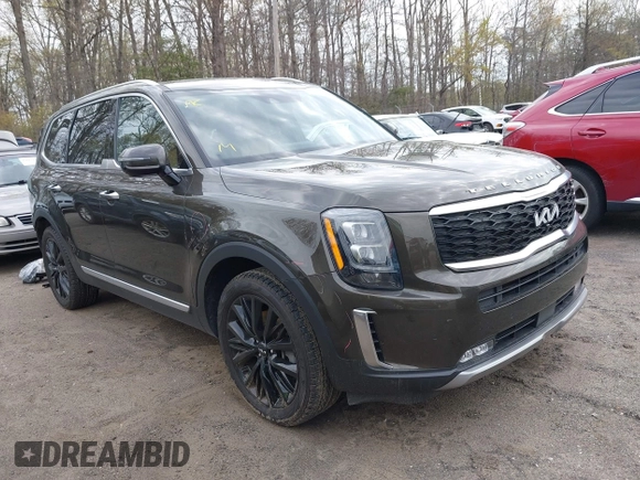 2022 Kia Telluride SX with VIN 5XYP54HC4NG271392, listed as a IAAI auction lot 42019407 with 50,971 mi miles and . Bid and sale history available at DreamBid. Image 1.