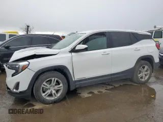 2020 GMC Terrain SLE with VIN 3GKALMEV9LL311722, listed as a Copart auction lot 43204395 with 72,178 mi miles and Salvage Title. Bid and sale history available at carsss.com. Image 1.